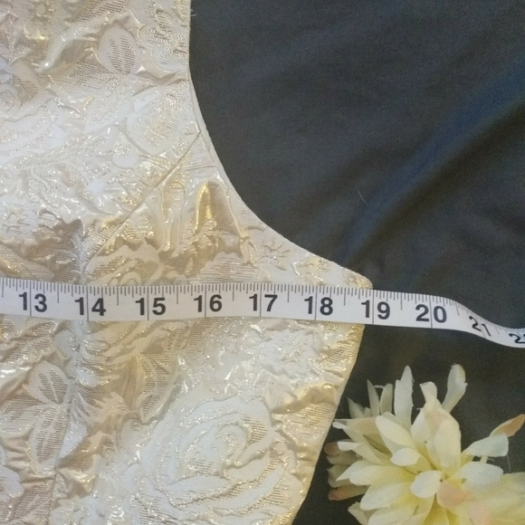 Aidan Mattox Sheath Dress Off White size 12 - Picture 7 of 13